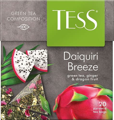 Чай в пирамидках зеленый Tess Daiquiri Breeze, 20 шт - купить с ...