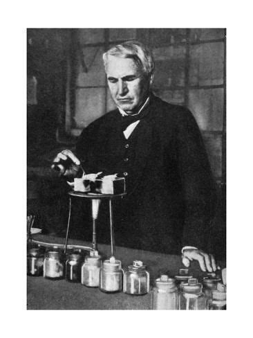 Thomas Alva Edison American Inventor And Businessman Giclee