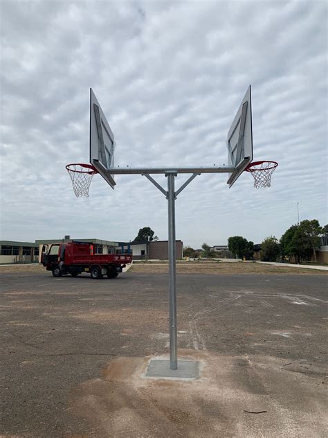 Double Basketball Tower – Play-Safe Services