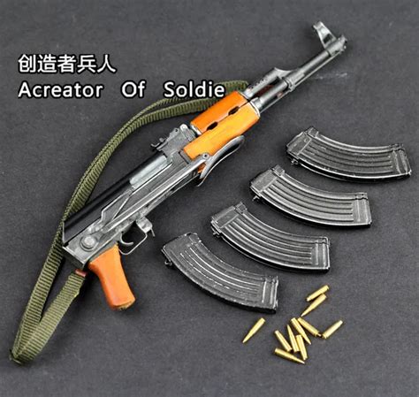 Ak Metal Wood Folding Submachine Gun Can T Shoot Ss Original