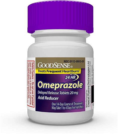 Goodsense Omeprazole 20mg Delayed Release Tablets 42 Count Pack Of 2