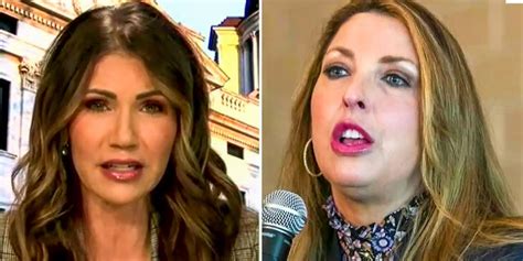 Gov Kristi Noem Shreds Gop Chair Ronna Mcdaniel As Republicans