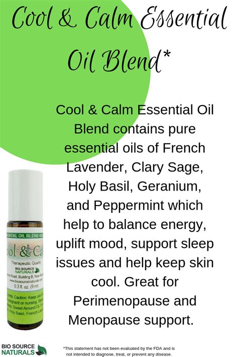 Cool Calm Essential Oil Blend Comes In A Roll On Concentrate And A