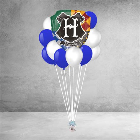 Inflated Large Harry Potter Hogwarts Coat Of Arms Balloon Bouquet