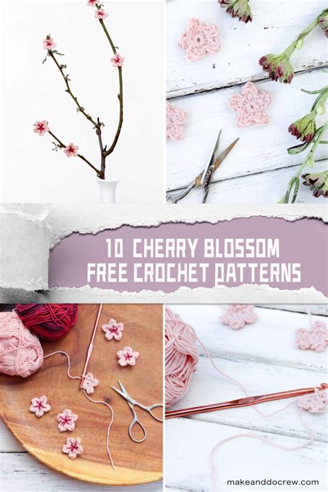 Crochet Cherry Blossom Free Patterns Igoodideas