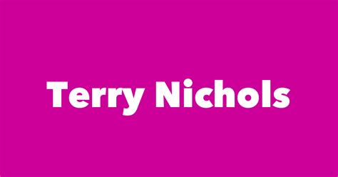 Terry Nichols - Spouse, Children, Birthday & More