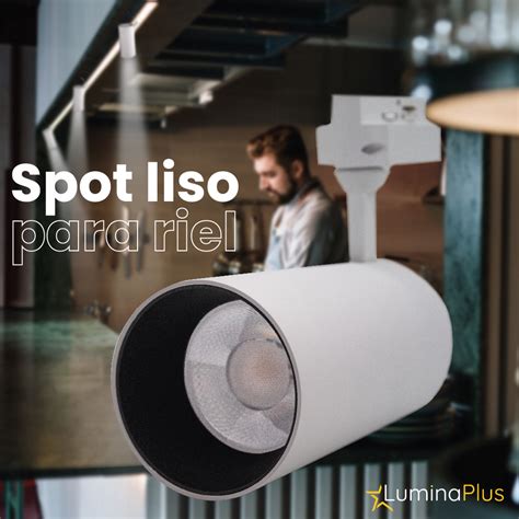 Spot Led Liso Blanco W K Mercury Luminaplus Importadores De