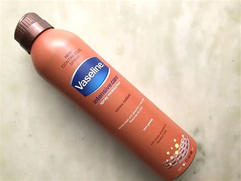 Vaseline Intensive Care Cocoa Radiant Spray Moisturizer Review Glossypolish