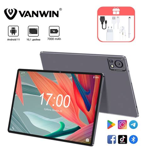 Купить планшет VANWIN Русская версия, Android11+стилус 10.1", 512 GB по ...
