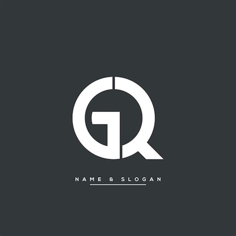 Premium Vector Abstract Gq Qg G Q Letters Logo Monogram Icon