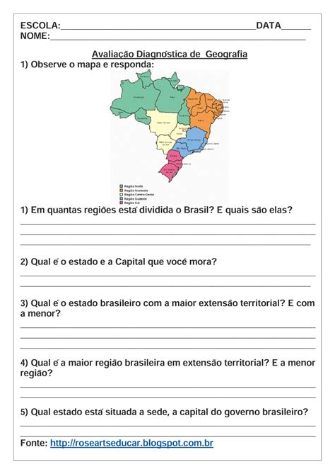 Território Brasileiro Geografia 7 Ano - Atividades De Geografia 7 Ano Território Brasileiro Pdf - FDPLEARN