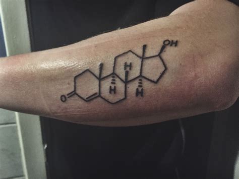 Testosterone Structure Tattoo