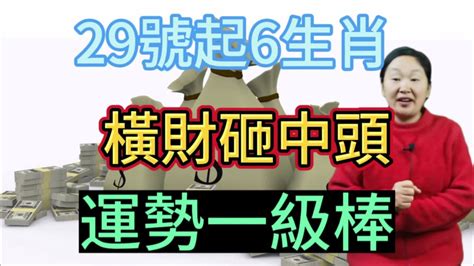 29號開始！這6大生肖！財神獨寵！運勢一級棒！偏財大旺！財運好到爆！大獎砸頭！橫財大獎發不停！大富大貴！ Youtube