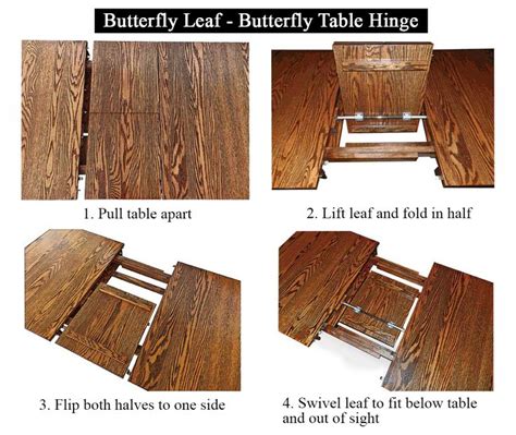 Up to 33% Off Acorn Single Pedestal Butterfly Leaf Table - Amish Outlet Store | Butterfly leaf ...