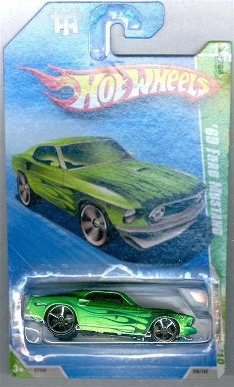 Hot Wheels 2010 Treasure Hunt 12 12 Green 69 Ford Mustang Walmart