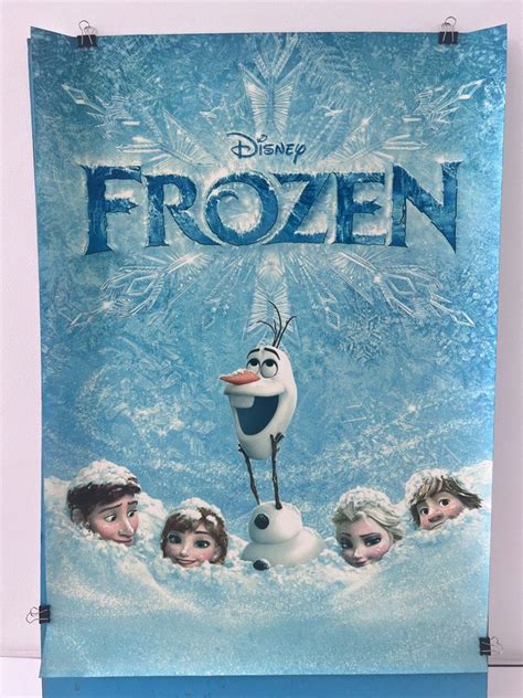 FROZEN POSTER, Hobbies & Toys, Collectibles & Memorabilia, Stamps ...