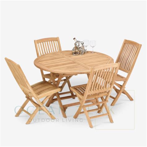 Shore 4 Seat Garden Furniture Set Ocean Teak