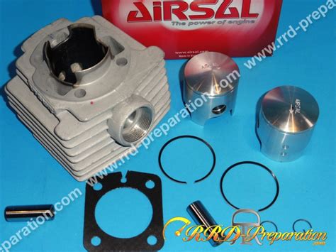 Pack Kit 75 Ø47mm Airsal T6 Racing Prepare Piston Mbk 51 Motobecane