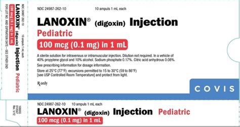 Digoxin Injection Cas No At Best Price In Surat Saintroy