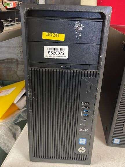 HP Z240 Tower Workstation Core i7 - Sierra Auction Management Inc