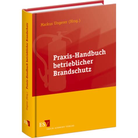 Praxis Handbuch Betrieblicher Brandschutz Betriebinbestform