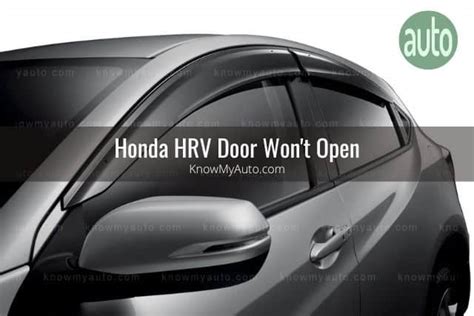 Honda HRV Door Not Working How To Troubleshoot Know My Auto