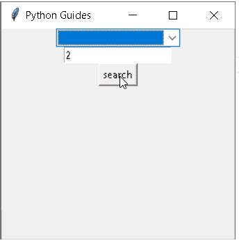 Python Tkinter Search Box Python Guides