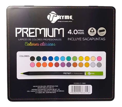 L Pices Colores Profesionales Premium Cl Sicos Pzs Tryme Mercadolibre