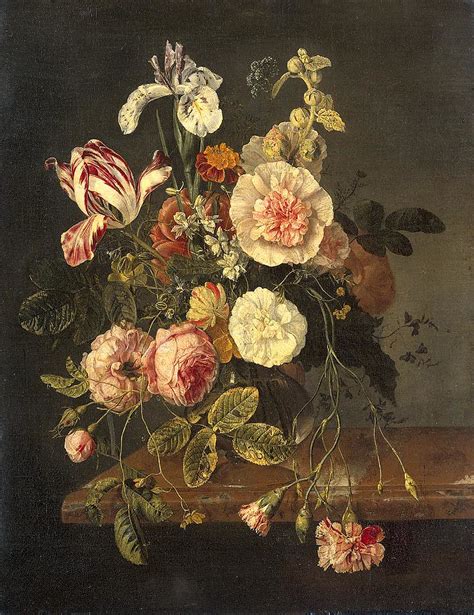 Rachel Ruysch Still Life With Flowers  Acstitch Flickr