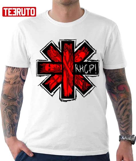 Rhcp Red Hot Chili Peppers Logo Fanart Unisex T Shirt Teeruto