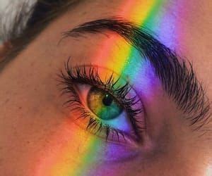 Pin By L On Edison Rainbow Aesthetic Eye Photography Art