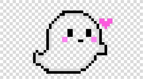 Pixel Art Bead Halloween Pattern, Cute Ghost PNG