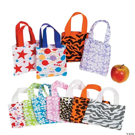 Mini Patterned Mega Tote Bag Assortment Oriental Trading