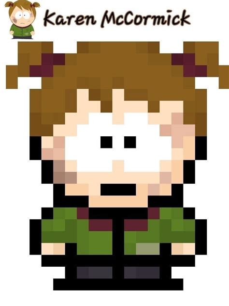 Hermana De Kenny Pixel Art South Park South Park Characters