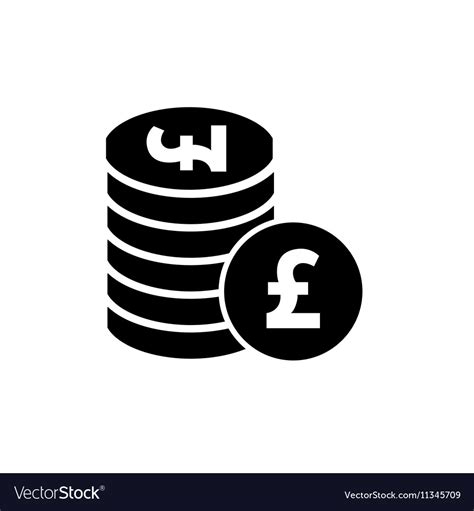 Money Pound Icon Royalty Free Vector Image Vectorstock