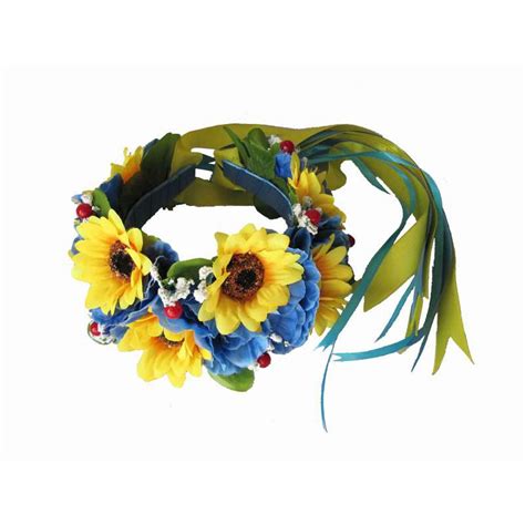 Wreath Headdress Ukrainian Vinok Ukraine Flowers Ukrainian Wreath