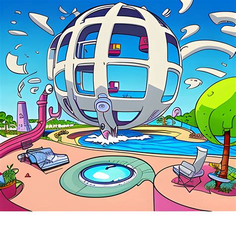 Future World Dream Escape Cartoon Arthub Ai