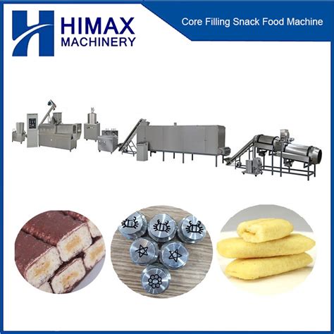 Automatic Energy Nut Bars With Core Filled Filling Cream Extrusion