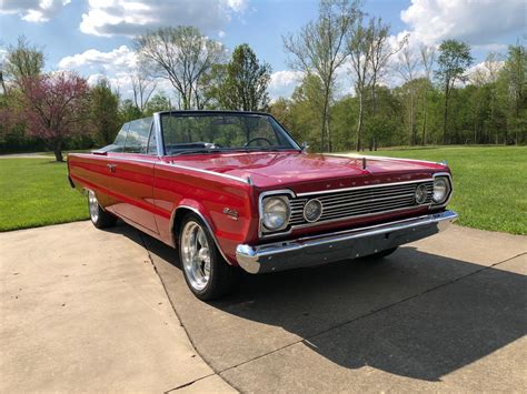 1966 Plymouth Satellite Convertible at Indy 2019 as G299 - Mecum Auctions