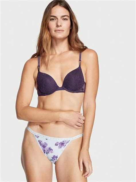 Victoria S Secret Stretch Cotton String Bikini Panty The Summit