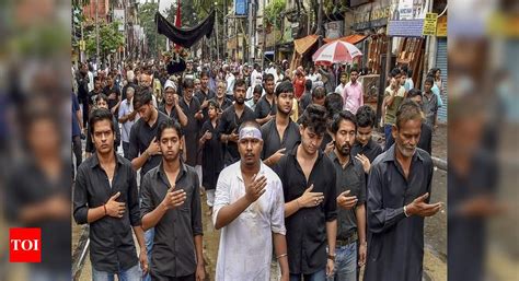 Muharram Observed In Kolkata Amid Tight Security Kolkata News Times Of India