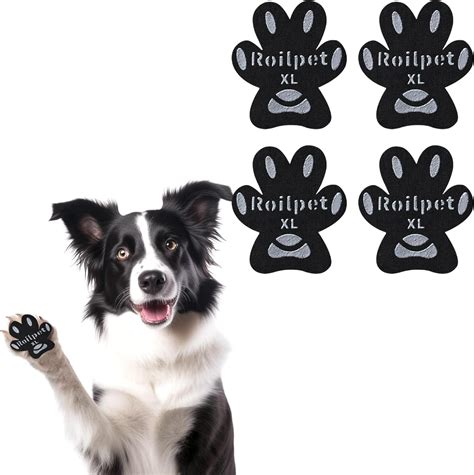 Roilpet Dog Paw Protector Anti Slip Pads Toe Grips For