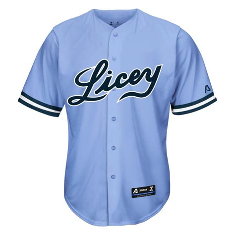 Tigres Del Licey Light Blue Jersey Arrieta 2024 2025 Lidom Shop