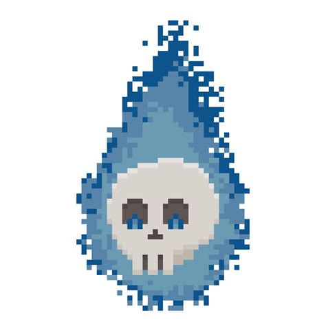 Blue Flame Skull Animation  On Imgur