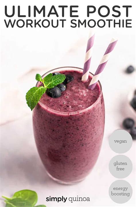 Ultimate Post Workout Smoothie For Recovery Simply Quinoa