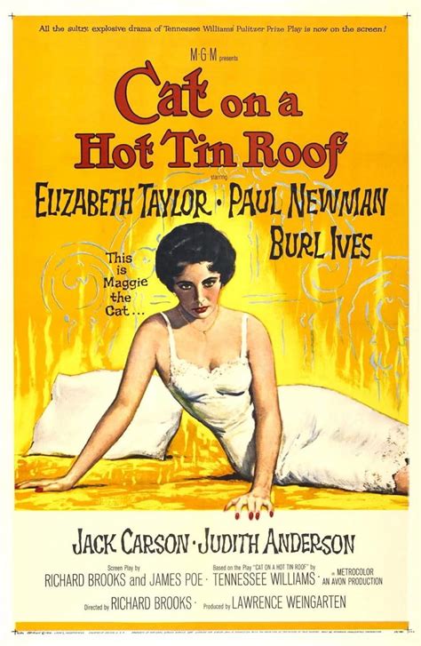 Cat On A Hot Tin Roof 1958