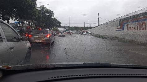 Bairros de João Pessoa registram chuvas de até 100 milímetros e