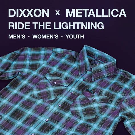 Ride The Lightning Dixxon X Metallica Flannel Metallica