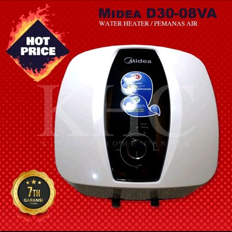 Jual Water Heater Midea D Va Listrik Watt Liter Shopee