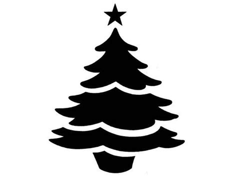 Трафарет Елки распечатать бесплатно